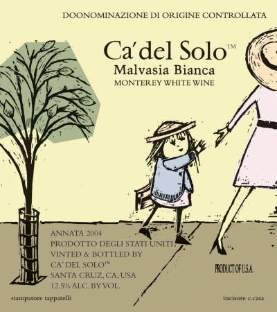 Malvasia Bianca label