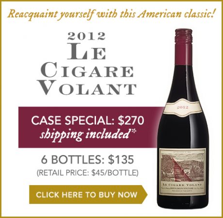 Reacquaint yourself with this American classic! 2012 Le Cigare Volant. Click here to buy now.