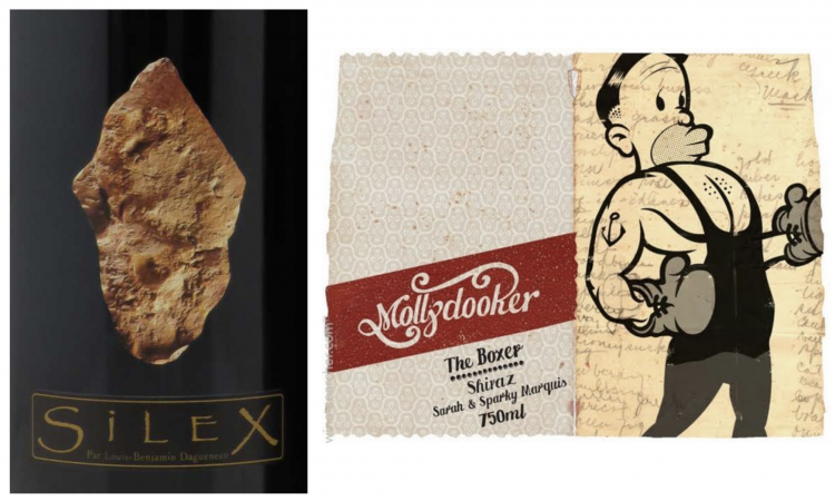 Daguinaux Silex label vs. Molly Dooker label