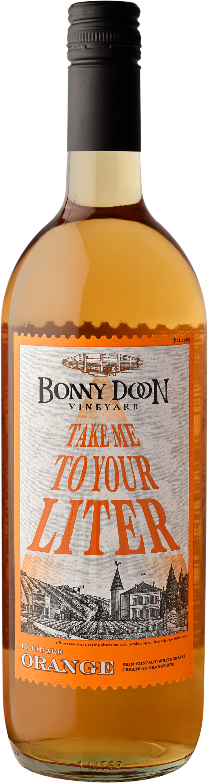 Bonny Doon Take Me to your Liter, Front Bottle Shot
